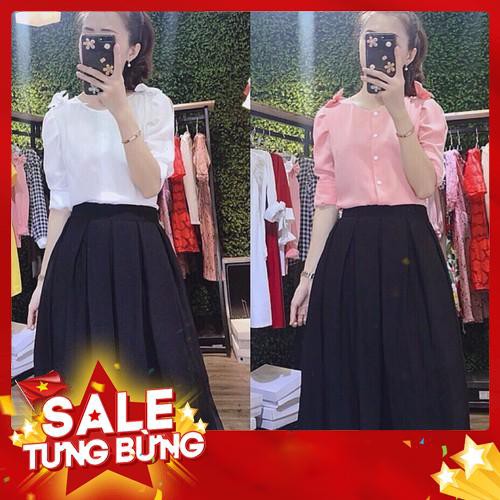 CHÂN VÁY XOÈ XẾP LI TO_CHÂN VÁY XOÈ DÁNG DÀI - Siêu HOT