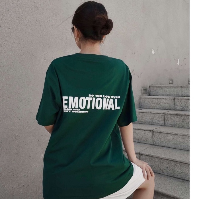 Áo Thun Unisex EMOTIONAL Dusty Worldwide  100% Cotton 250gsm - Local Brand Chính Hãng