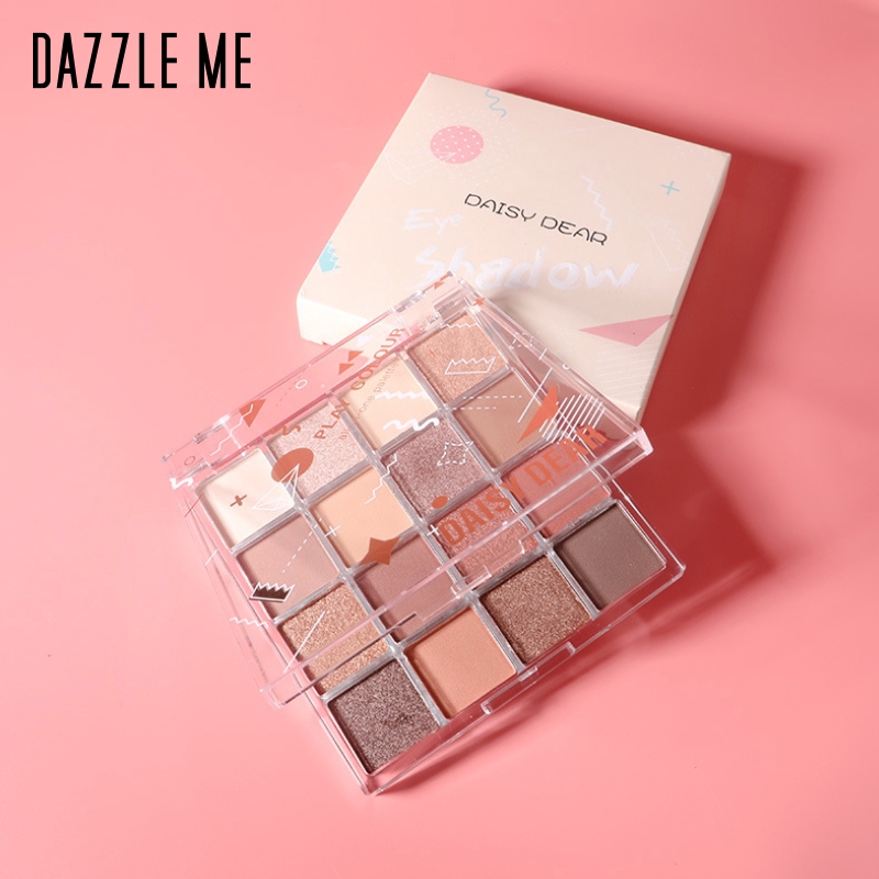 Bảng Phấn Mắt Dazzle Me 16 Màu Lì Và Nhũ Lấp Lánh Lâu Trôi Chống Thấm Nước Thời Trang 24g | BigBuy360 - bigbuy360.vn