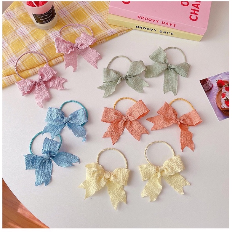 Set 2 dây buộc tóc đáng yêu cho bé