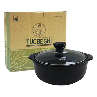 Nồi sứ cao cấp tucbeghi nắp kiếng dong hwa