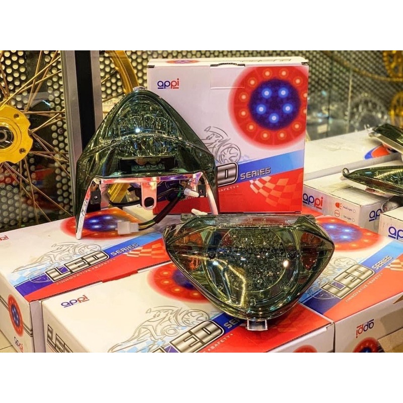 đemi ,đuôi đèn , pha đèn khói appi