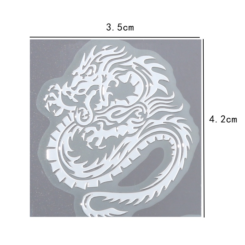 Miếng dán trang trí xe hơi hình rồng 3D