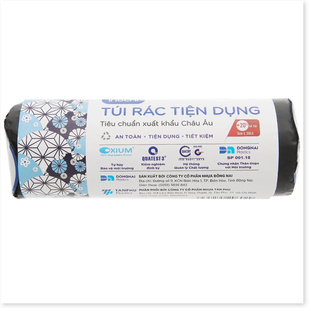 Túi Rác Inochi tiện dụng 50L - Hàng chính hãng tiêu chuẩn nhật bản