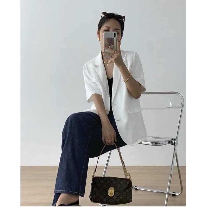 KHOÁC BLAZER TAY NGẮN | BigBuy360 - bigbuy360.vn