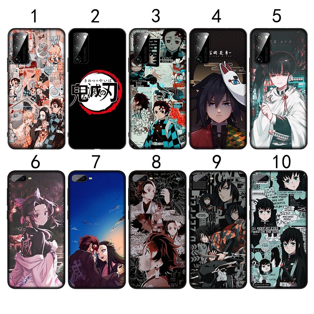 Ốp điện thoại TPU silicon mềm hình anime Demon Slayer EG7 cho Vivo Y21 Y33S Y21S Y5S Y20 Y30 2021 Y31 Y50 Y51