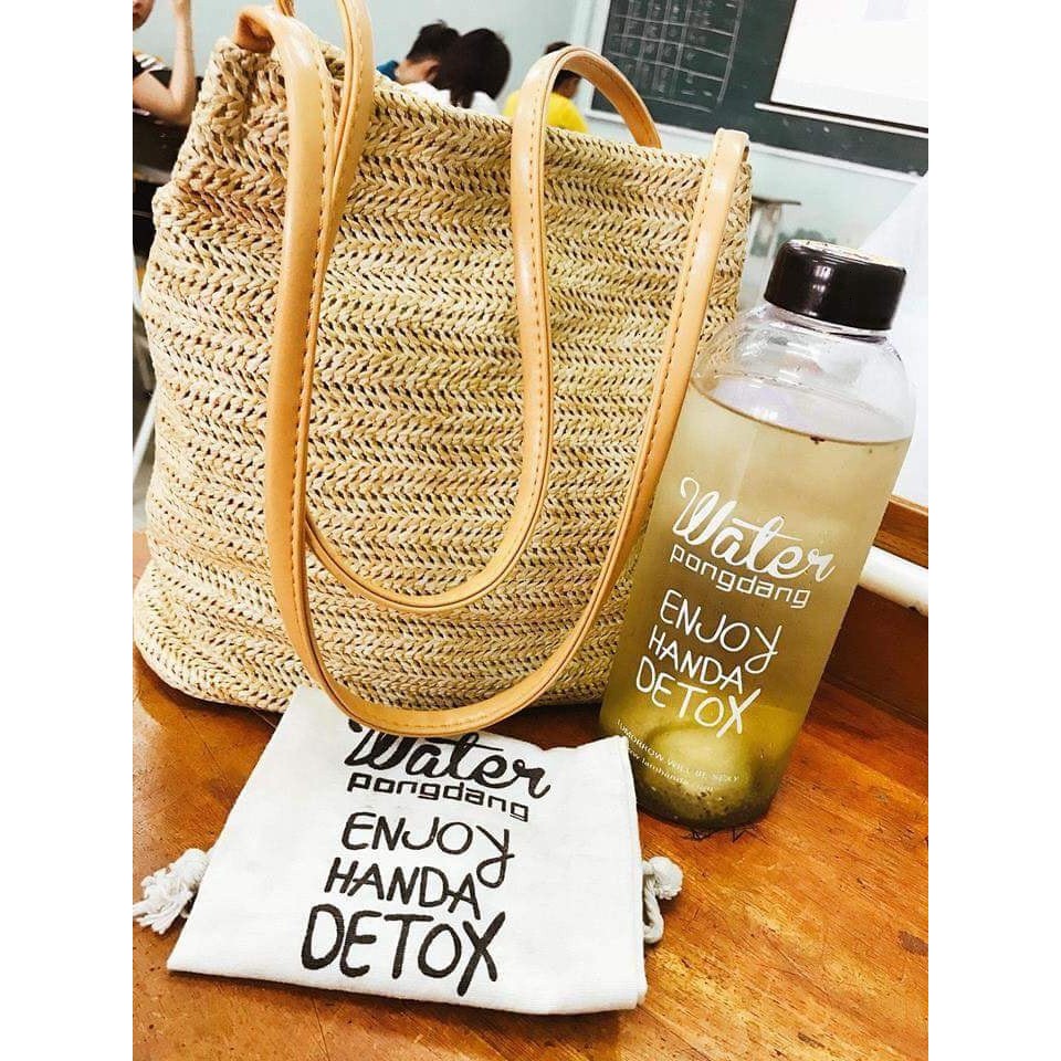 Set 20 gói trà Detox Robimart hoa quả sấy giảm cân đẹp da - Không bình, hộp, túi vải