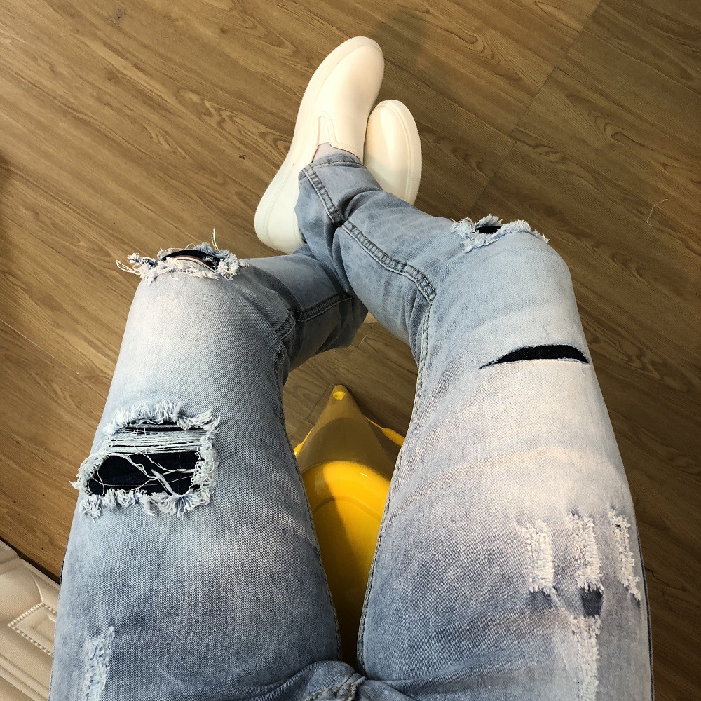 ⚡️ Quần Jeans Nam Thời Trang Phong Cách TLS5681 - Có Video Quay Thật
