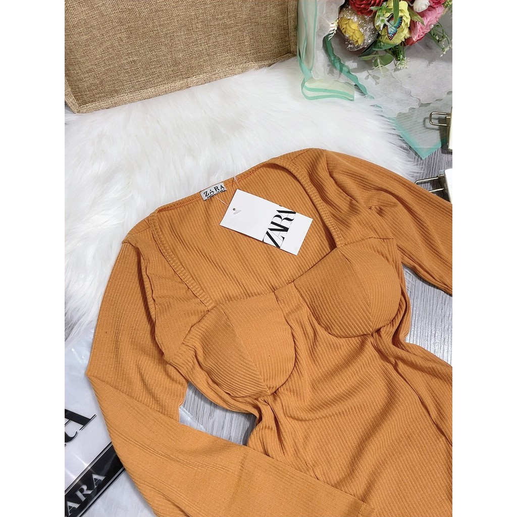 [Mã FAMARAL1 giảm 10K đơn 50K] Đầm Cúp Ngực Dáng Xoè Tay Dài Hot Girl | BigBuy360 - bigbuy360.vn