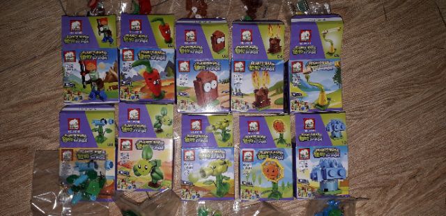 Sét lắp ráp LegoPlants War Zombies JX049 có trên 250 chi tiết