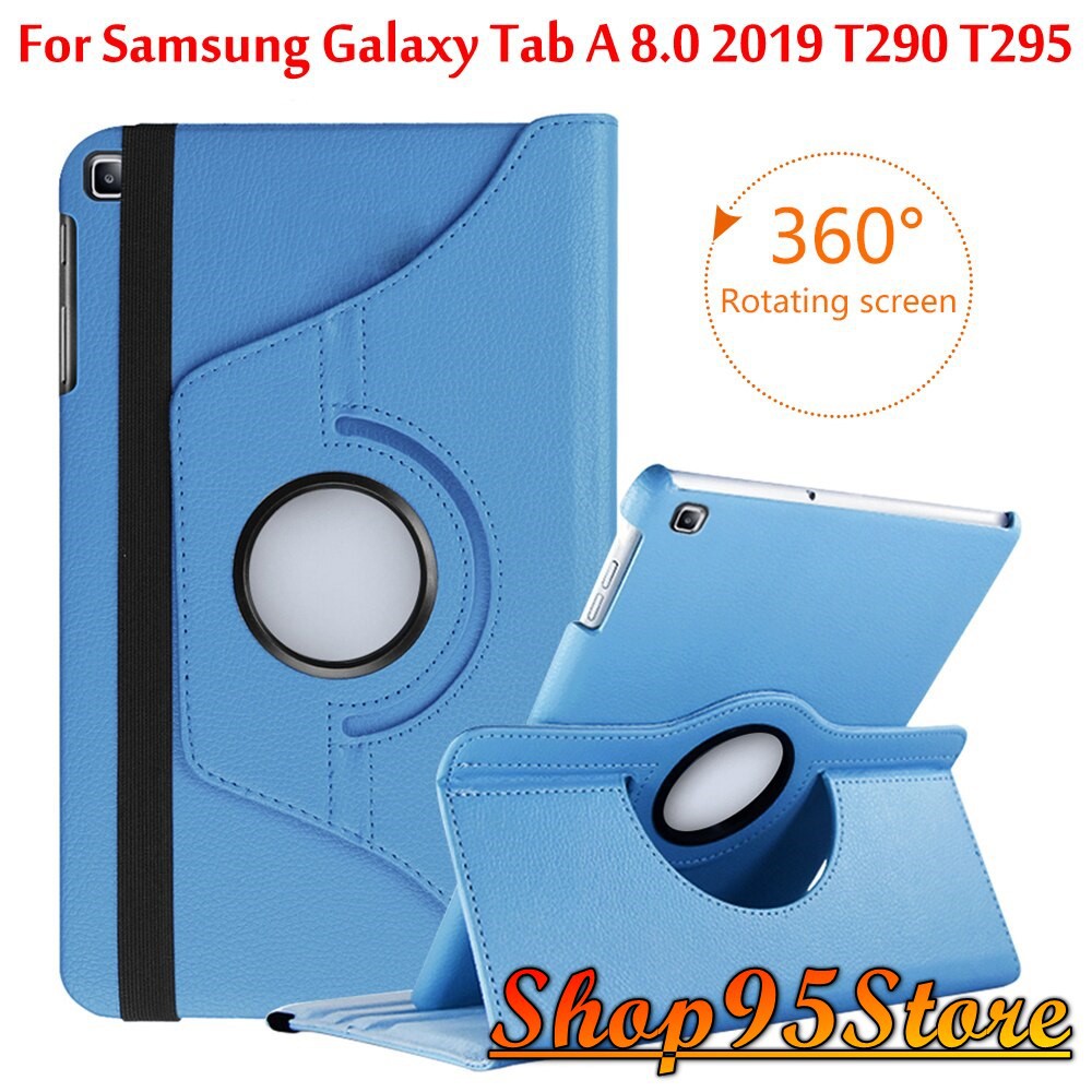 Bao da kiêm giá đỡ xoay 360 độ tiện lợi cho Samsung Galaxy Tab A 8.0 2019 T290/T295/T297