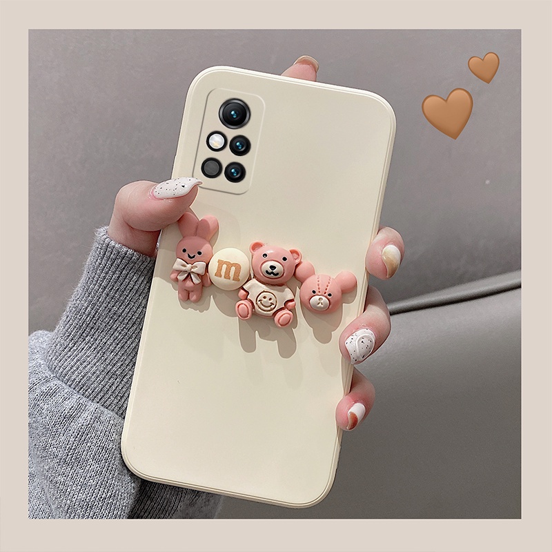 Ốp lưng vuông hình nổi HK33 Xiaomi Redmi 10c,Note 11,Note 11s,Note 10 Pro,Redmi Note 10,Redmi Note 10s,Redmi Note 10 5G