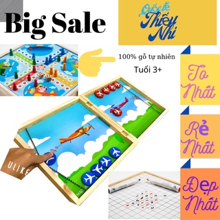 [COMBO 3 trò] Cờ búng, Cờ cá ngựa, Cờ caro- BROAD GAME