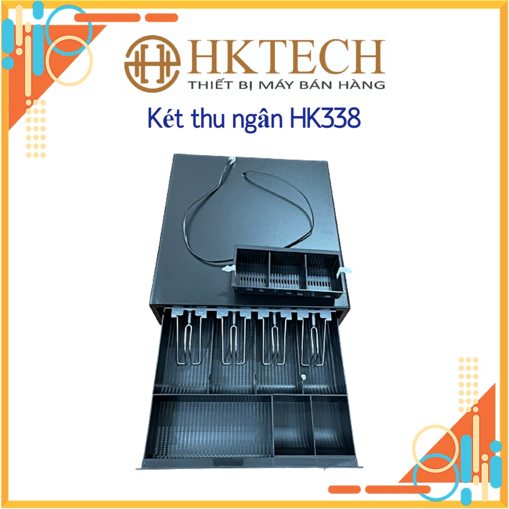 Ngăn kéo đựng tiền HKTECH HK338, két thu ngân giá rẻ