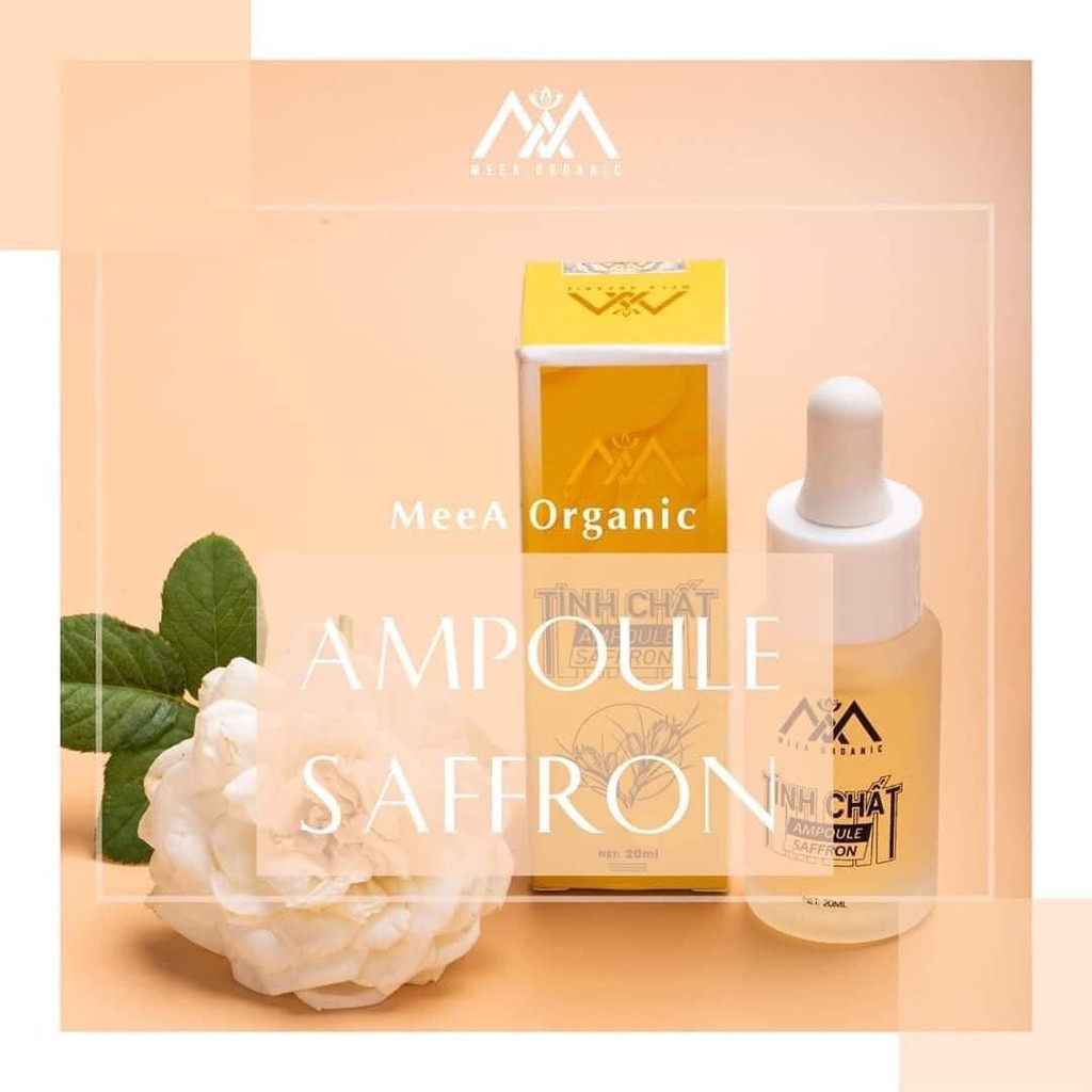 serum tinh chất ampoule saffron meea organic 36 vị