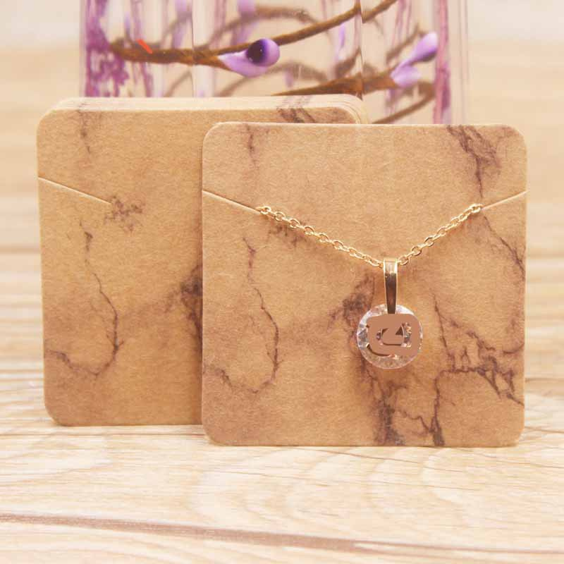 Bộ 100 Thẻ Vuông Trưng Bày Trang Sức 5*5cm