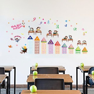 Decal dán tường bé học toán