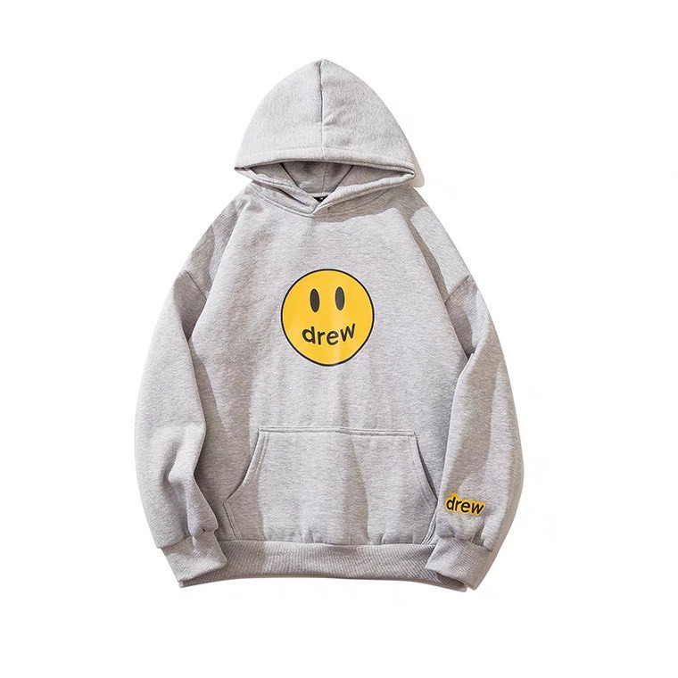 Áo nỉ hoodie Drew house mặt cười, áo nỉ bông hoodie thu đông unisex nam nữ