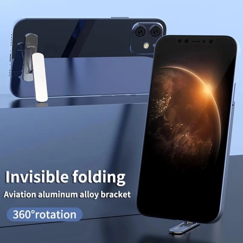 Giá Đỡ Điện Thoại Tự Dính Xoay 360 Độ Tiện Dụng° Giá Đỡ Điện Thoại Dạng Xoay Bằng Hợp Kim Nhôm Cho Tất Cả Các Dòng Điện Thoại Thông Minh / Điện Thoại