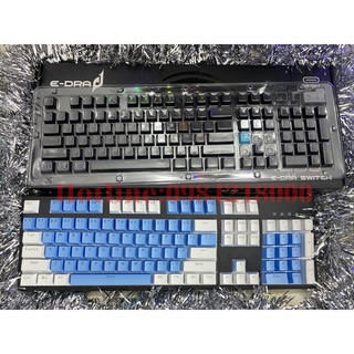 Bàn phím cơ EK3104 E-DRA Switch led RGB - Dây TypC- Phiên bản mới nhất 2022 - Bảo hành 24 tháng chính hãng