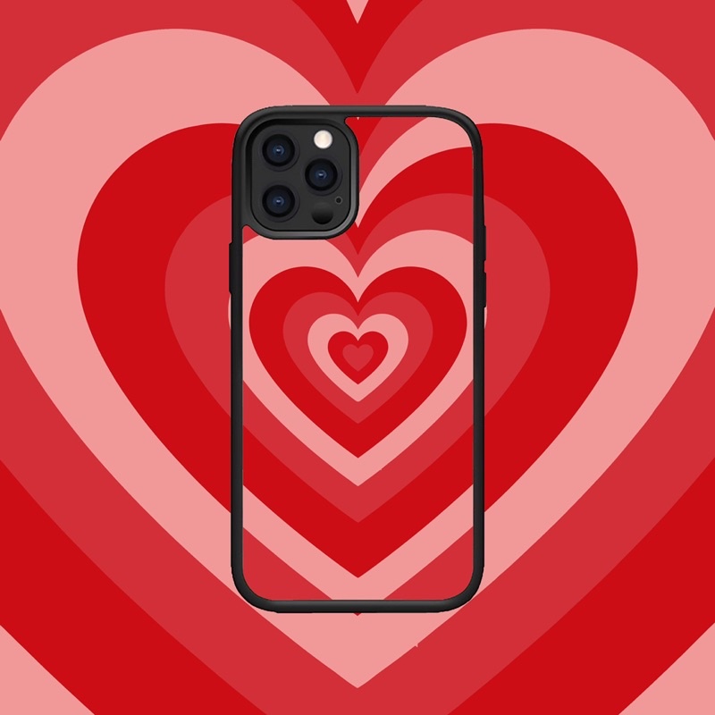 Ốp Lưng Nhựa Cứng Chống Va Đập Heart  7plus/x/xsmax/11/11promax/13pro/13promax