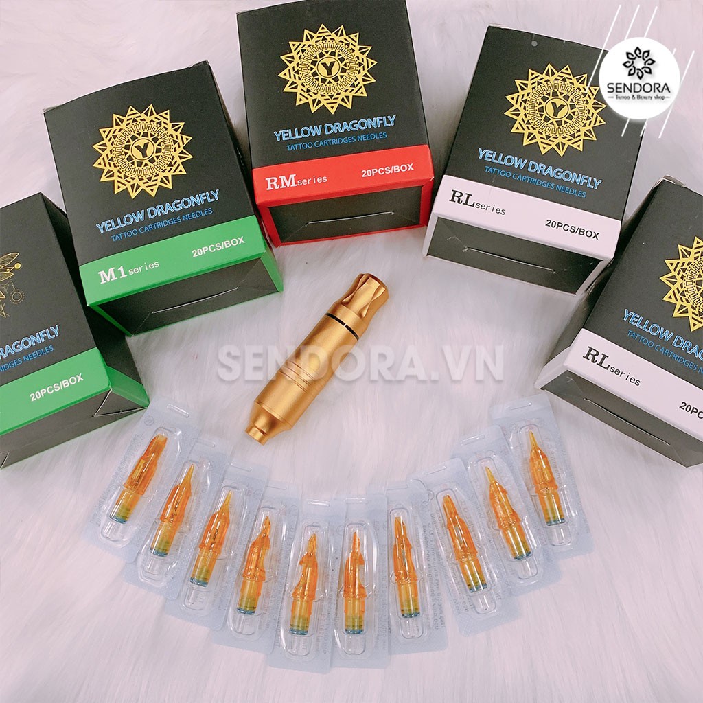 Hộp 20 Kim ngòi Máy Pen phun xăm - kim 1, 3, 7, 9, 15