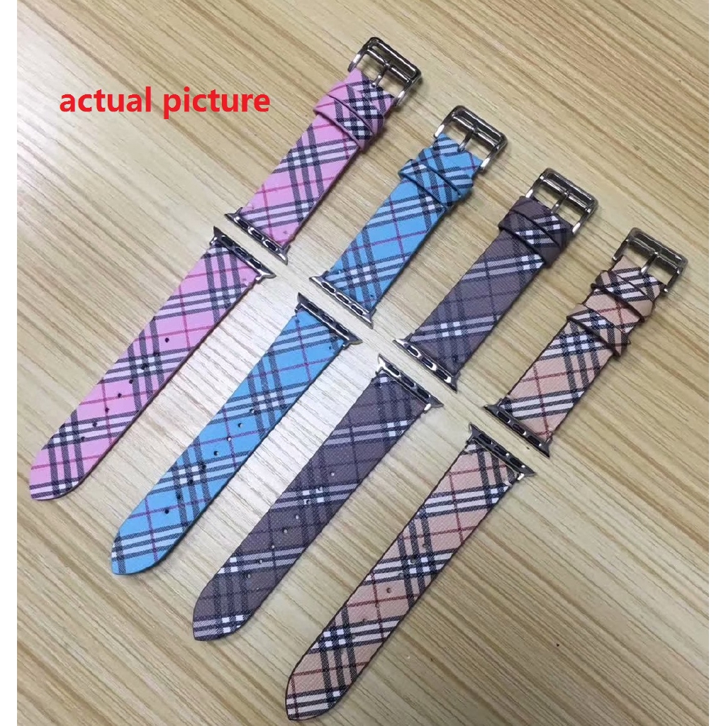 【Apple Watch Strap】Dây Đeo Da Kiểu Dáng Thời Trang Dành Cho Đồng Hồ Thông Minh Apple Watch Series 6 se 5 4 3 2 1 38mm 40mm 42mm 44mm