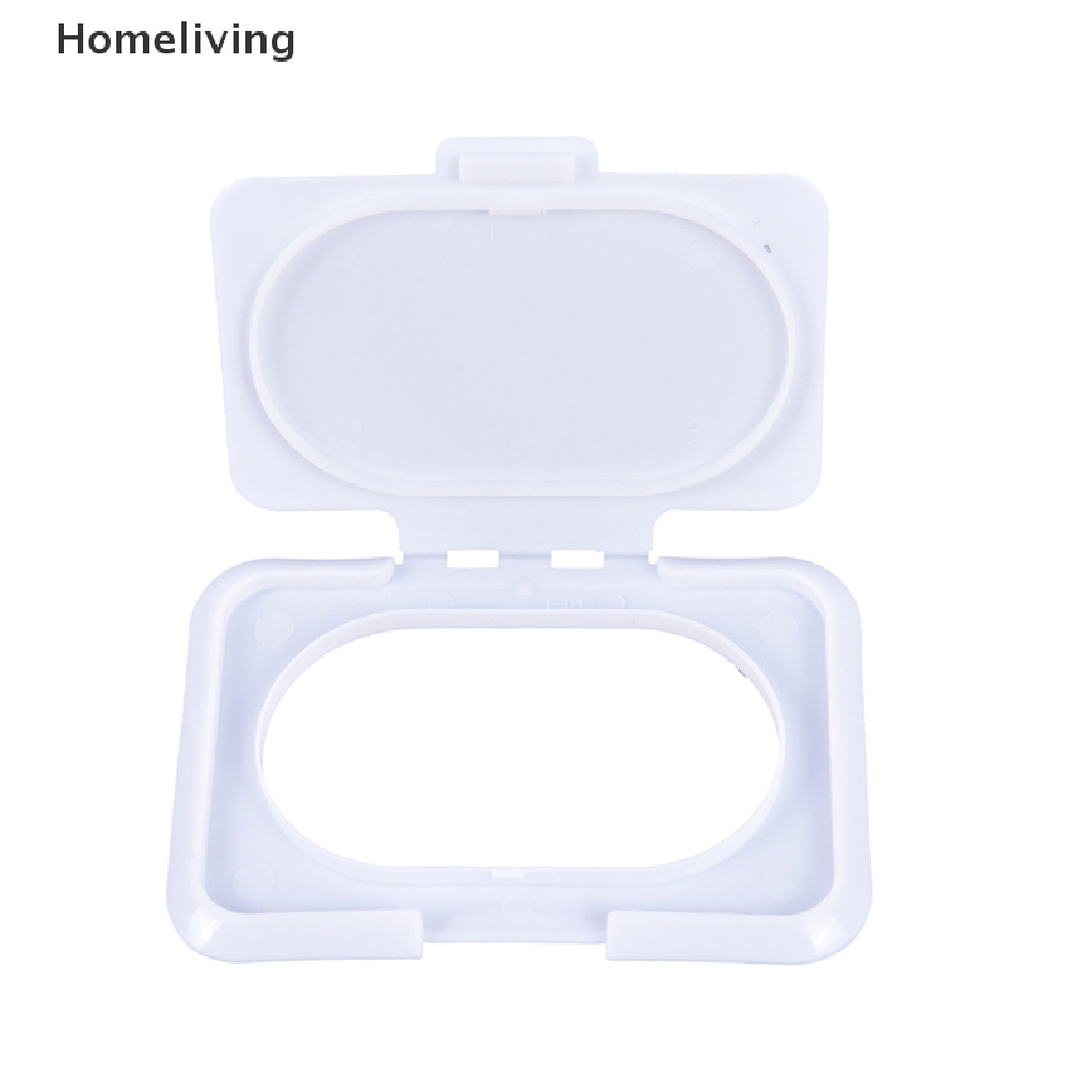 Bộ 10 Hộp Đựng Khăn Giấy Ướt Có Nắp Tái Sử Dụng Tiện Lợi Ốp