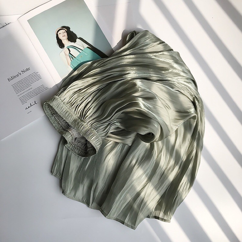 Chân váy lụa xinh - Hàng Quảng Châu mềm mịn siêu đẹp sang chảnh | BigBuy360 - bigbuy360.vn