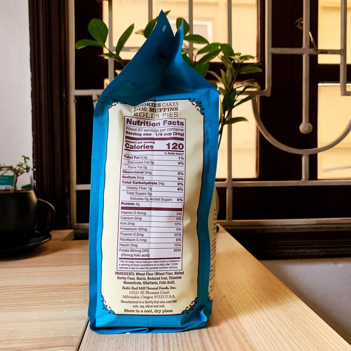 Bột mì đa dụng Bob's Red Mill 2,27kg