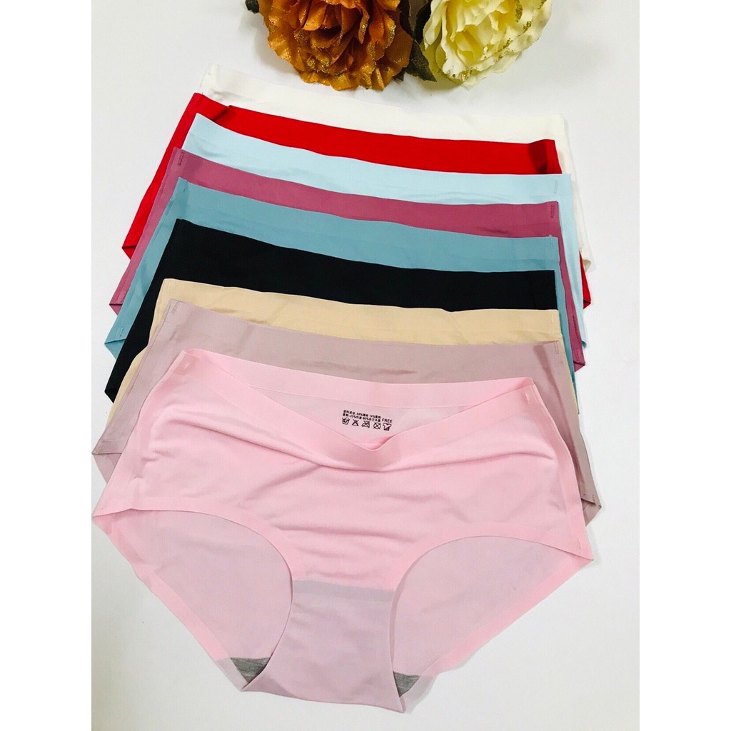 Combo 10 quần lót đúc trơn không đường may 001 002