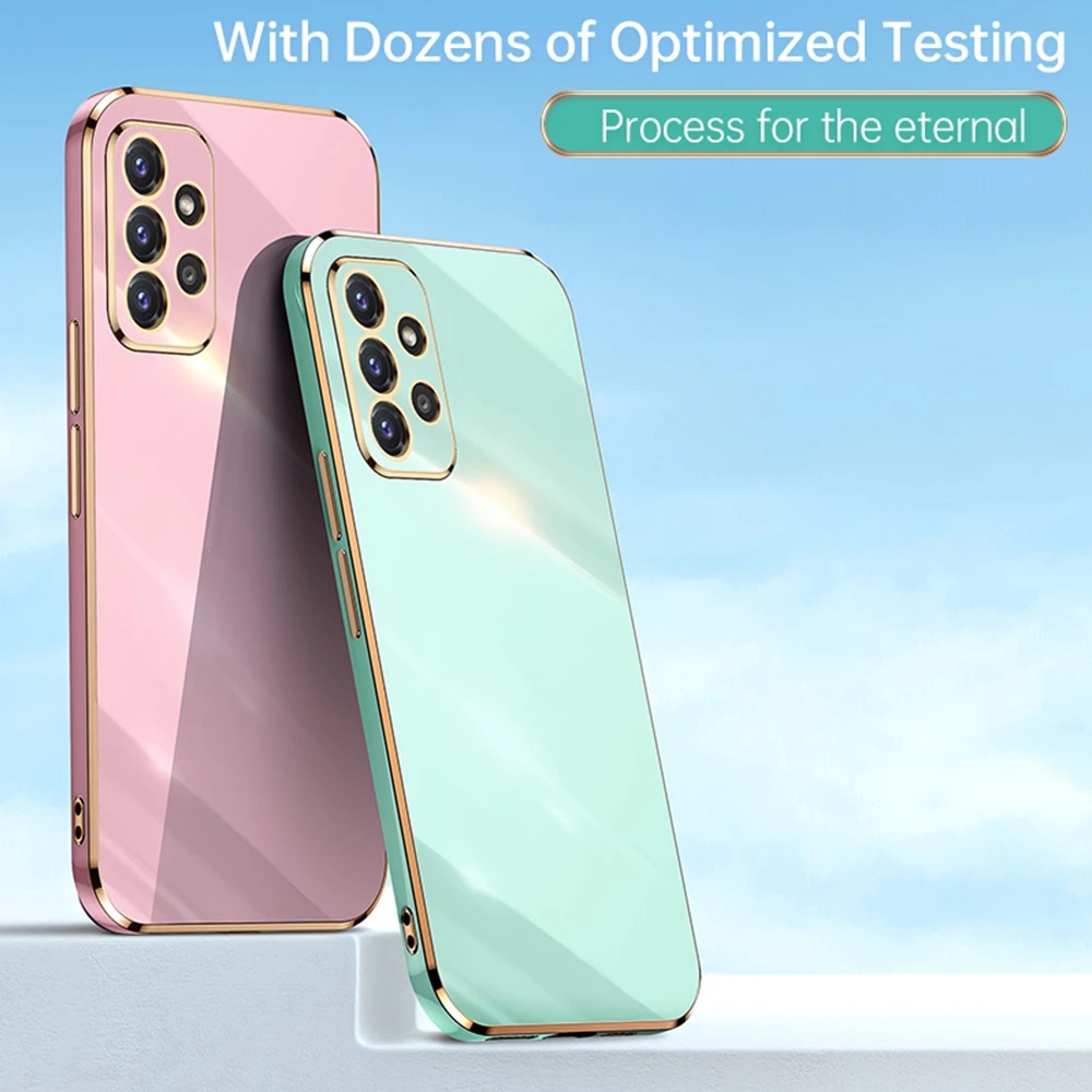 Ốp điện thoại silicon mạ điện dáng vuông cổ điển sang trọng cho Samsung ss Galaxy S20 S10 Plus Ultra FE 4G 5G 2021 2022