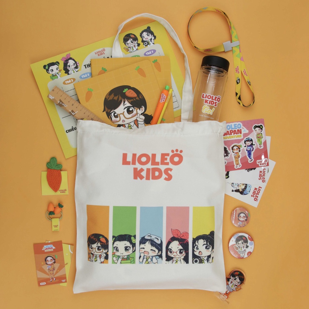 Set Back To School (đồ dùng học tập) Lioleo Kids tự thiết kế