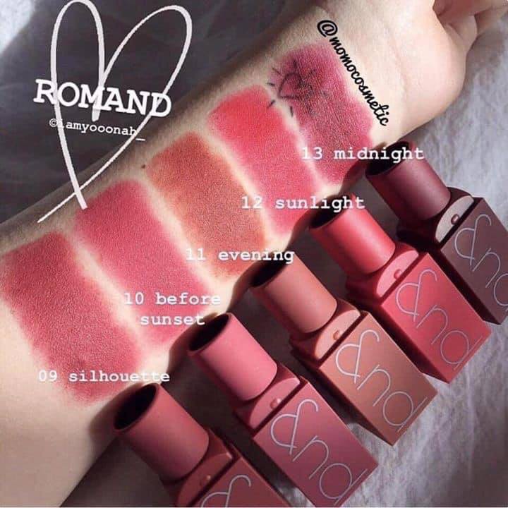 Son Thỏi Lì #Romand Zero Gram Matte Sunset Edition 😍
