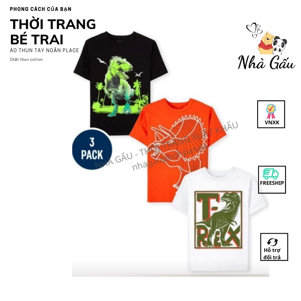 Áo thun bé trai Place size đại