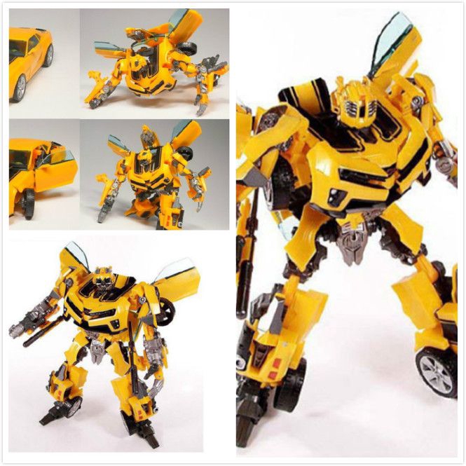 Đồ chơi lắp ráp mô hình robot xe hơi Transformers bumblebee quà tặng cho trẻ em