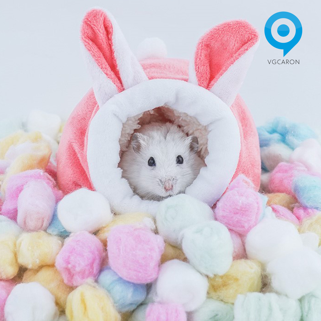 Giường Ngủ Cotton Mini Giữ Ấm Mùa Đông Cho Hamster