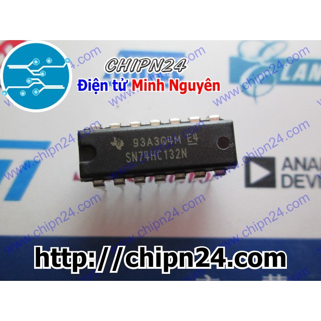 [2 CON] IC 74HC132 DIP-14 (74132 74HC132N)