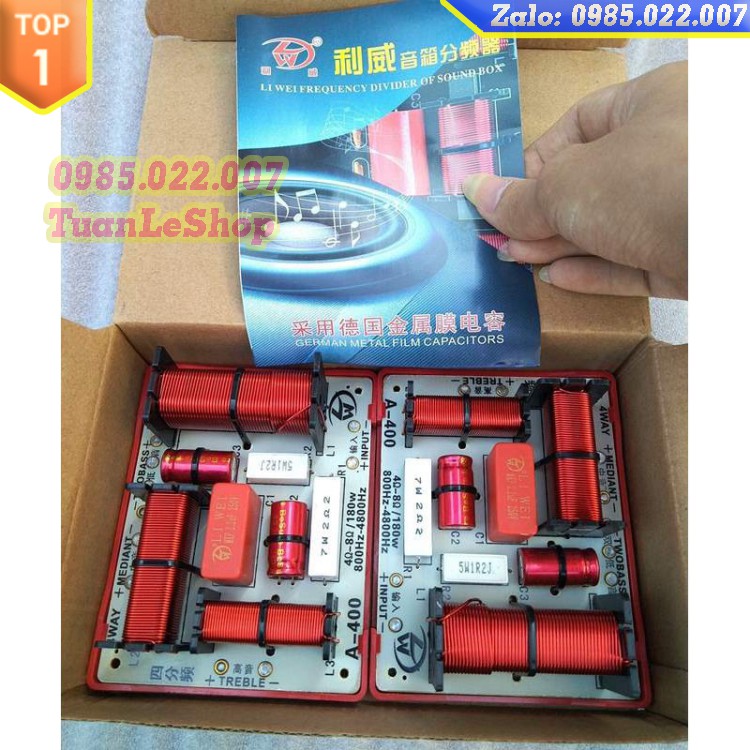 MẠCH PHÂN TẦN 3 ĐƯỜNG TIẾNG LWA400 –GIÁ 02 MẠCH LOA -
