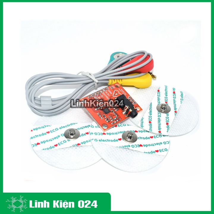 Cảm Biến Điện Tim (ECG) Heart Rate Monitor Kit AD8232 Duinofun