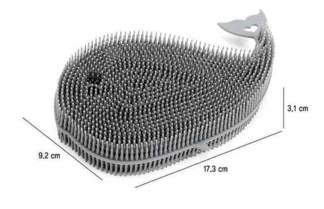 MIẾNG RỬA BÁT SILICON CÁ HEO HÀN QUỐC