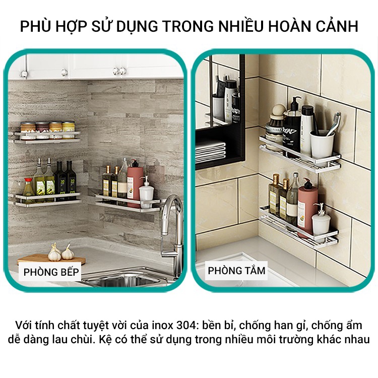 Kệ đen dán tường CHẮC CHẮN, chịu lực lên đến 30kg