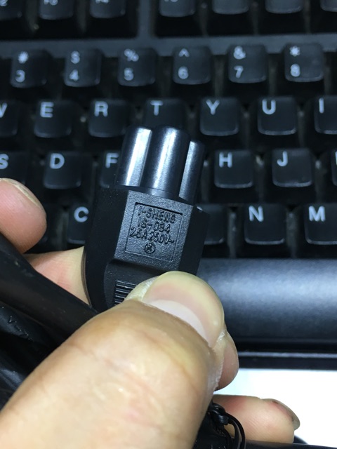 Dây nguồn 2 chấu laptop zin dài 1,2m