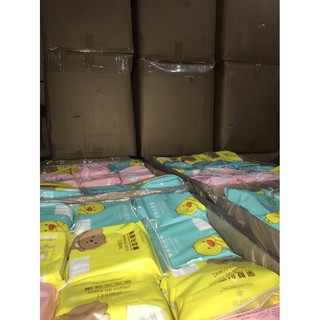 Bông tẩy trang Thỏ Gấu Vịt 200 miếng