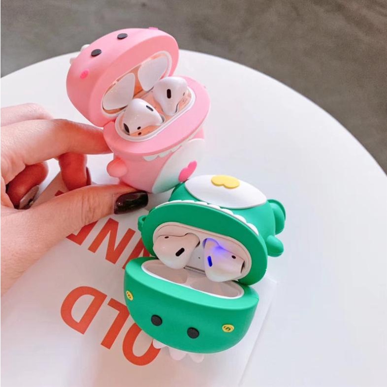 Case Airpod 1 2 Pro Vỏ Ốp Bọc Tai Nghe Airpod Hình Thú Nhiều Mẫu Dễ Thương Chất Liệu Silicon Dẻo