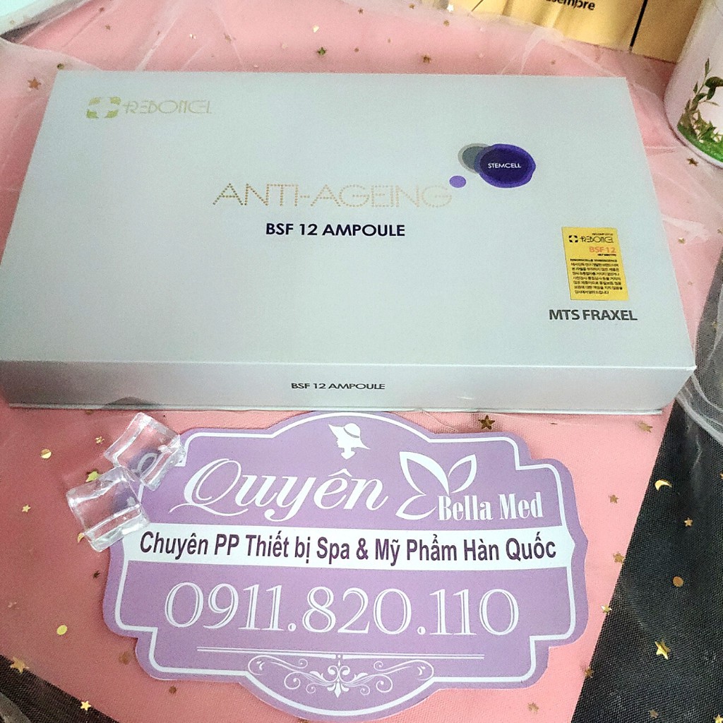 Tế bào gốc  REBORNCELL ANTI-AGEING chính hãng về hàng hỗ trợ giảm sẹo- tách lẻ
