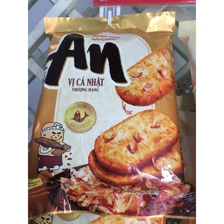 BÁNH GẠO AN VỊ CÁ NHẬT 100,8G-12 GÓI- DATE MỚI