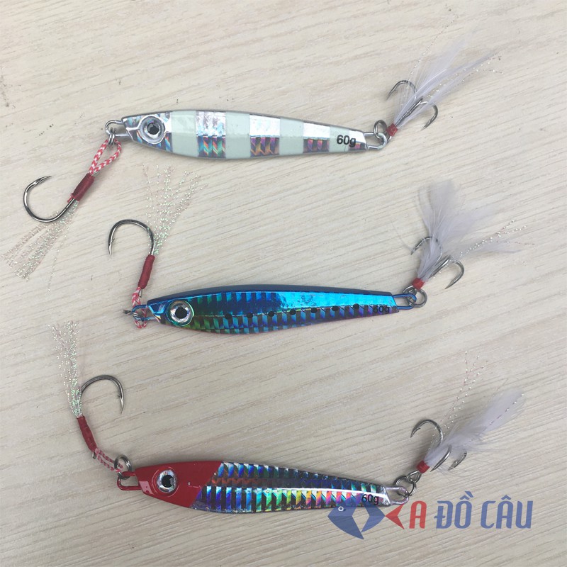 Mồi câu cá biển Jigging size 20g, 30g, 40g, 60g