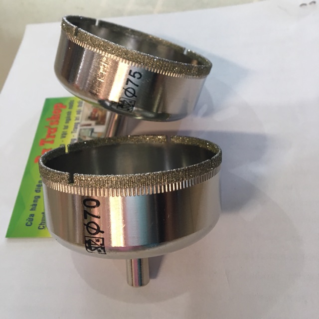 Mũi khoan kính loại 1 phi 42,50,60 70,75,90