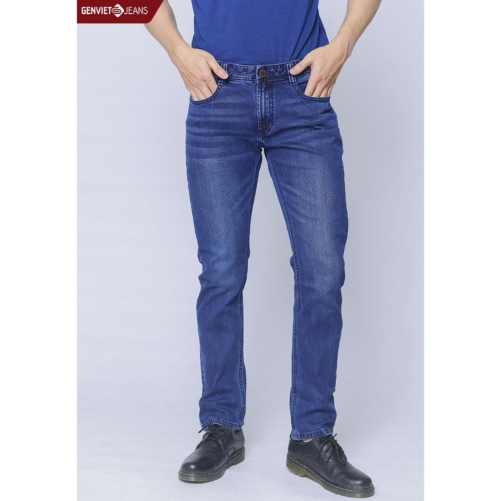  Quần dài jeans nam D1103J1049 GENVIET